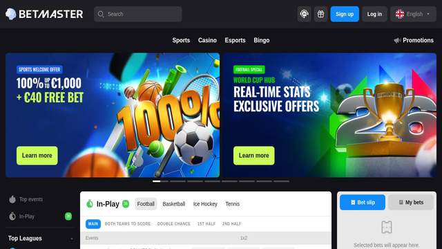 Betmaster casino screenshot